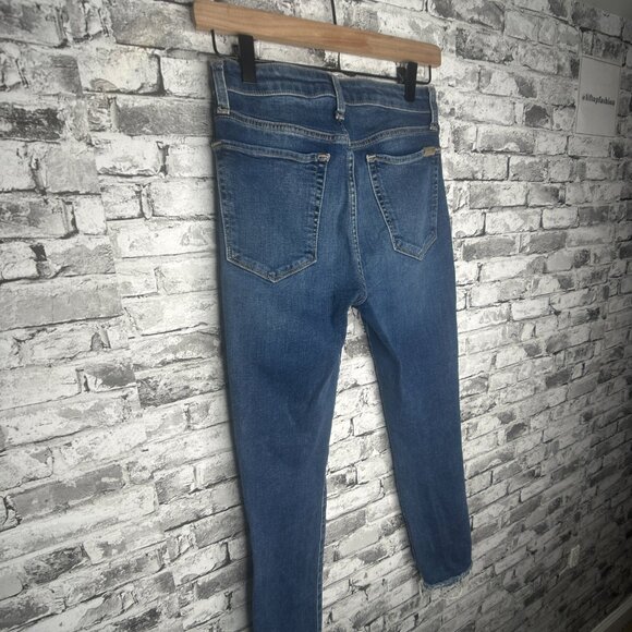 EUC Joes Jeans "FLAWLESS THE CHARLIE" High Rise Skinny Crop Blue Jeans Size 26W - Picture 9 of 16